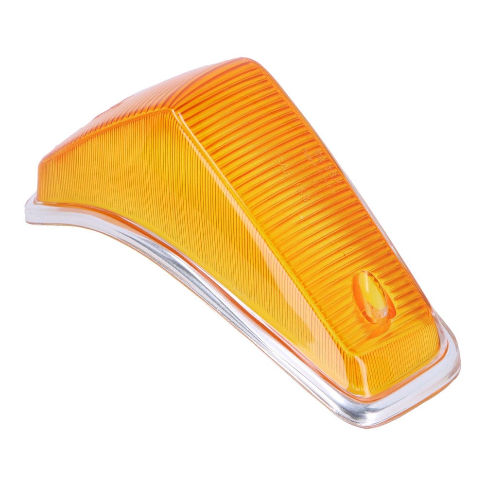 Turn signal glass for Volvo 140 -72 with frame, left