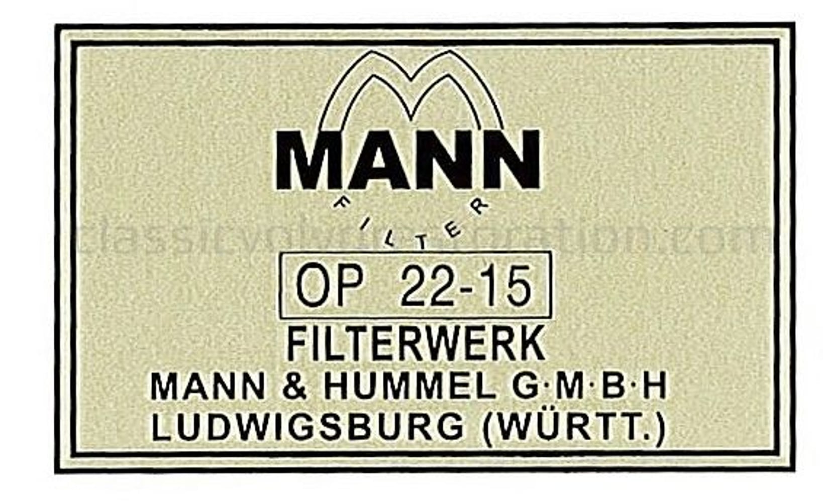 Decal oil filter for Volvo B4B — bild 2 av 2