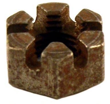 Crown nut UNF 3/8-24 h=8.5 mm for Volvo Amazon, Amazon Kombi
