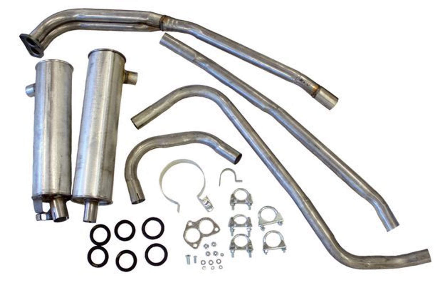 Exhaust system for Volvo 140, 1967-73, B18A, B18B, B18D, B20A, B20B, B20D