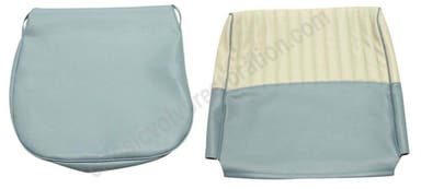 Upholstery Front seat for Volvo PV544 1958-60 US blue/beige