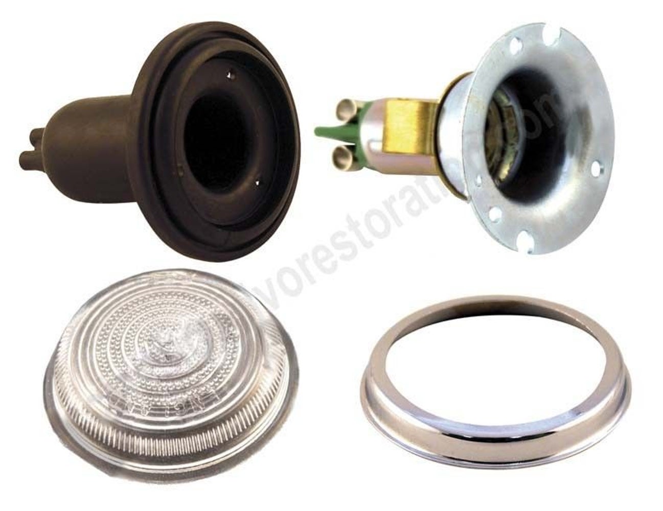 Front turn signal set for Volvo PV444, Duett 1957 — bild 1 av 2