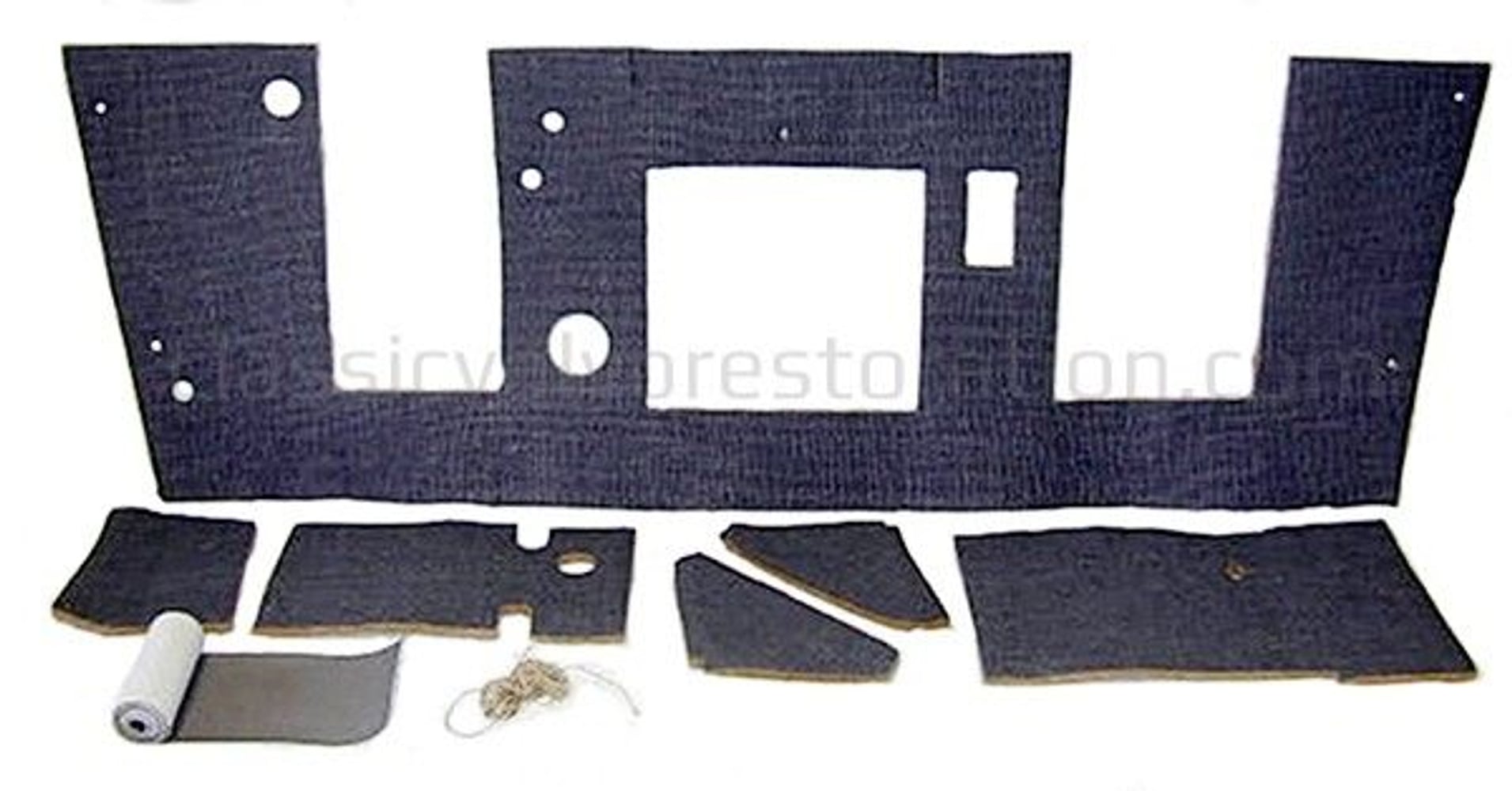 Carpet Torpedo for Volvo Amazon -64 gray