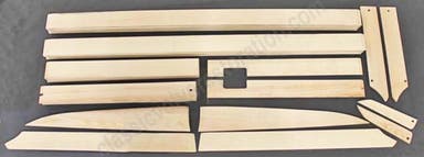 Wooden slats cargo area for Volvo Duett