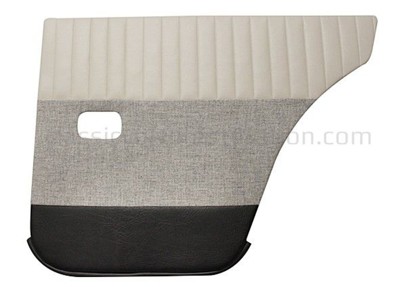 Rear door panels for Volvo Amazon 4d 1959-60, beige/gray/black — bild 2 av 2