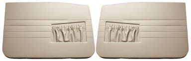 Front door panels for Volvo Amazon 4d, 1960-61, grey beige