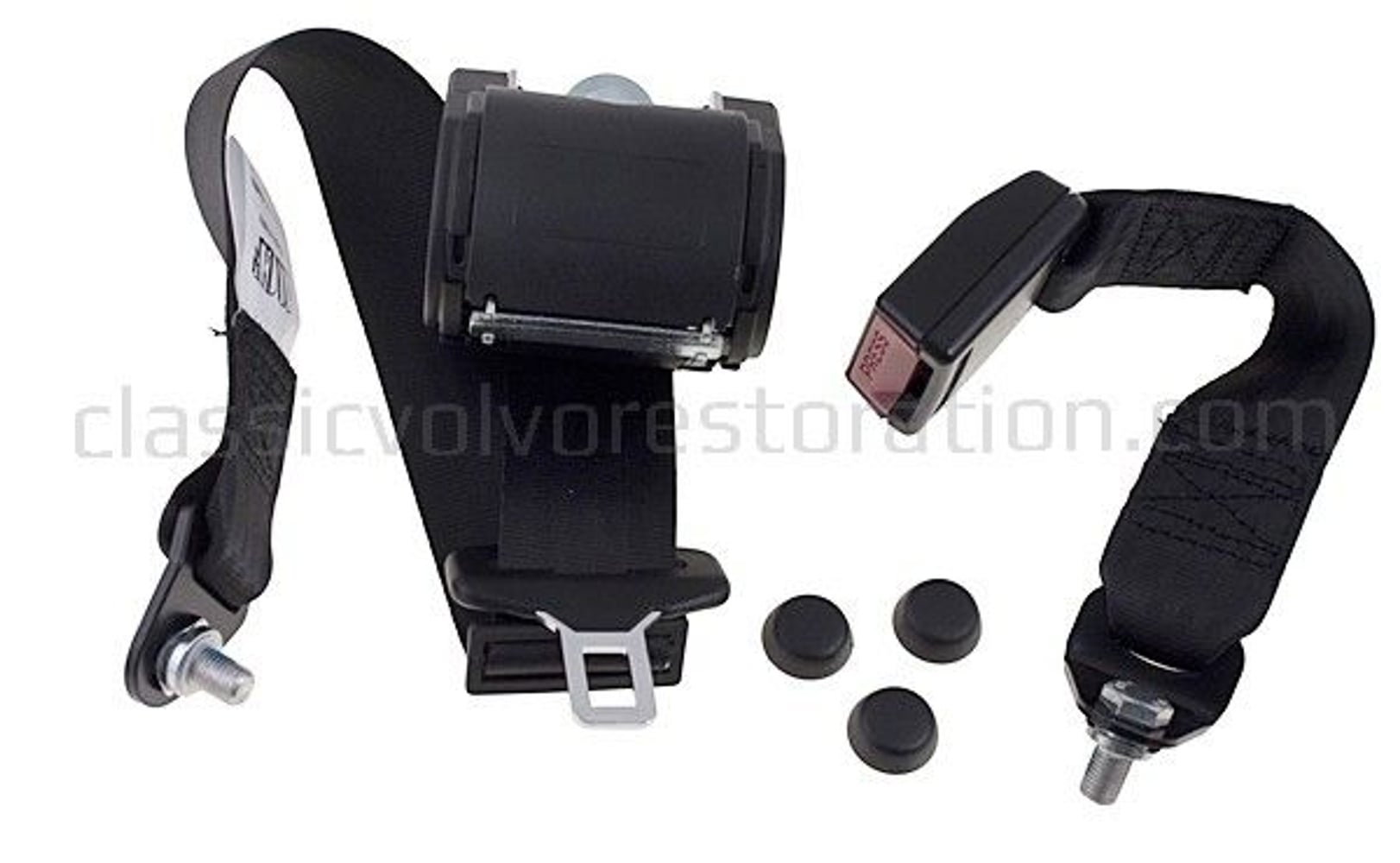 Rear seat belt 3-point