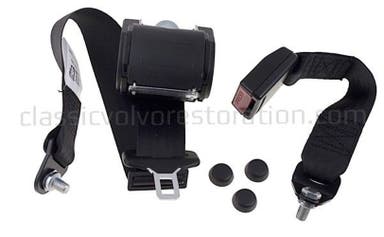 Rear seat belt 3-point
