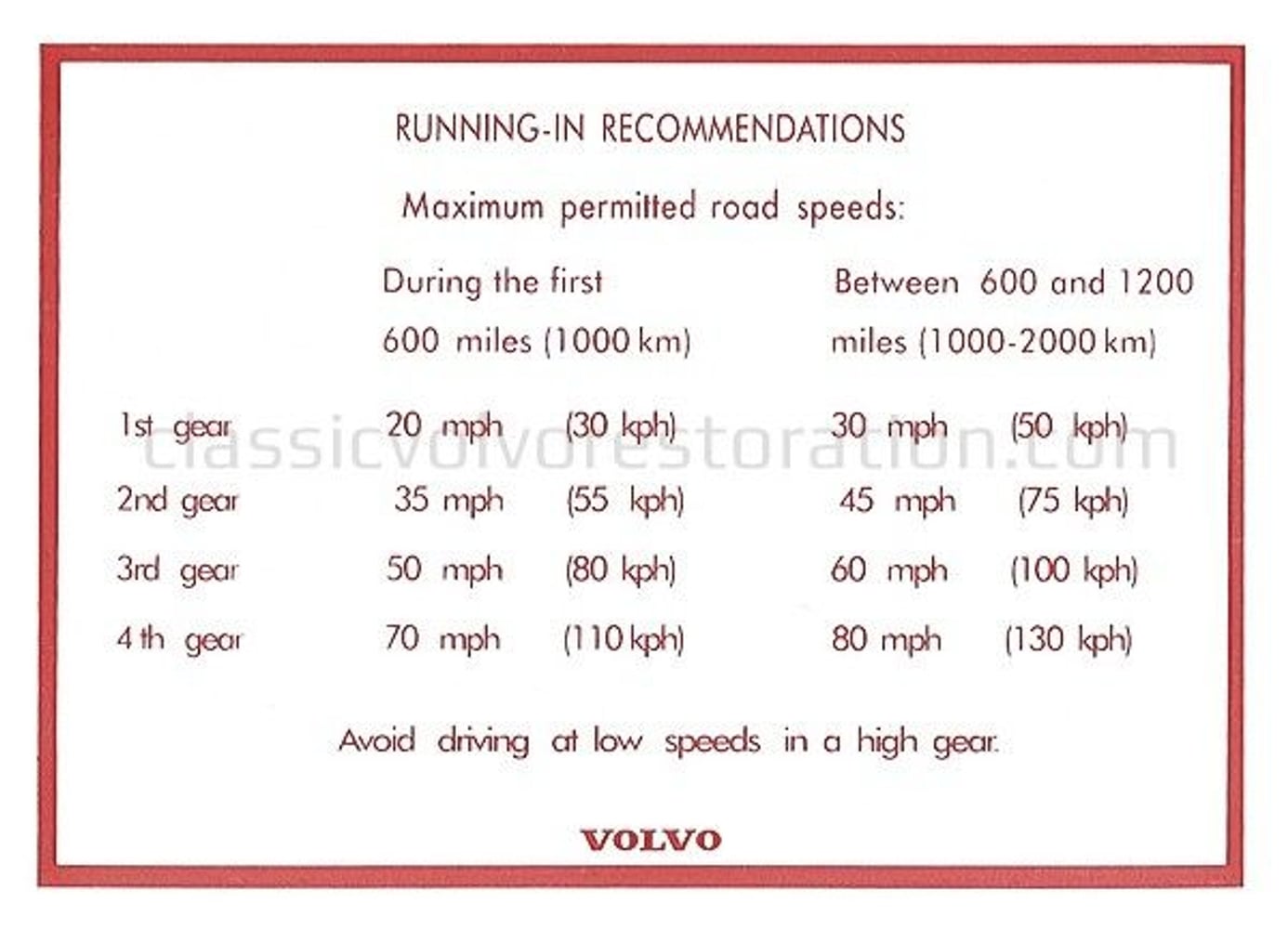 Decal run-in for Volvo Amazon, 140 — bild 2 av 2