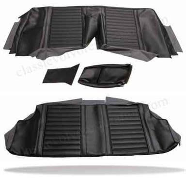 Upholstery Rear seat for Volvo Amazon 2d 1965-68 black