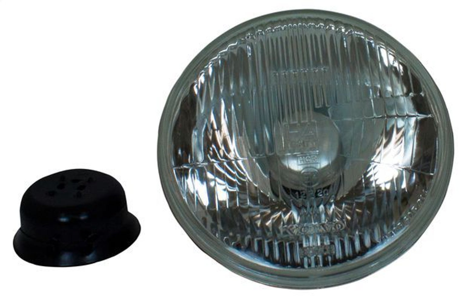 Headlight insert H4 "VOLVO" 7" for Volvo 140, 164