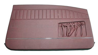 Door panels for Volvo Amazon 2d 1967-68 red