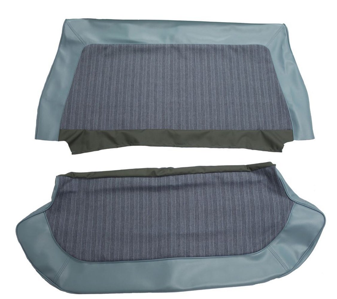 Upholstery Rear seat for Volvo Amazon 4d 1960-61 blue — bild 1 av 2