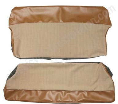 Upholstery Rear seat for Volvo PV544B 1960-61 brown