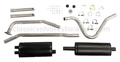 Exhaust system single pipe for Volvo 1800, 1961-65