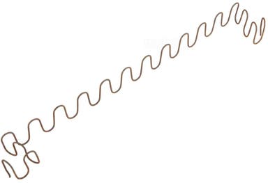 Inner seat back spring for Volvo PV544, Duett 1962-