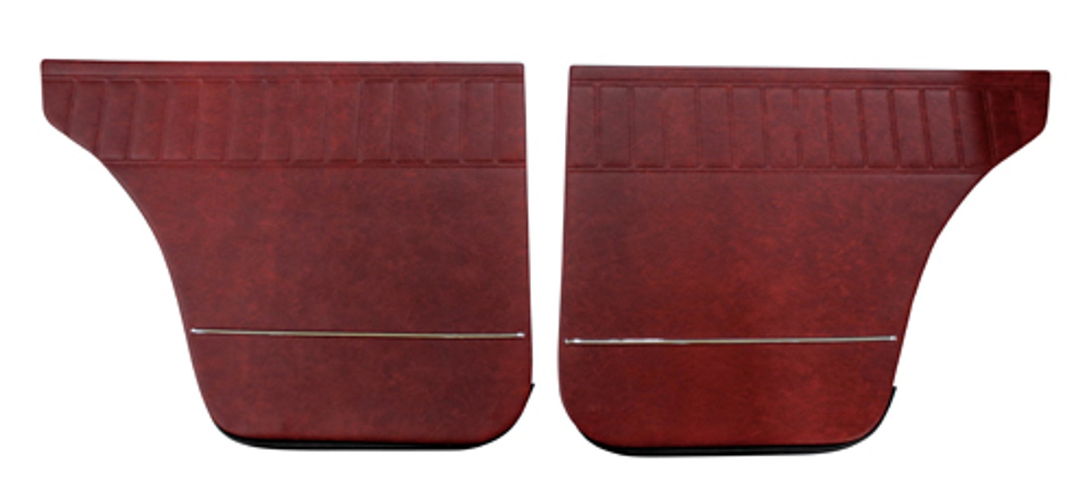 Rear door panels for Volvo Amazon 4d, Amazon Kombi 1966, red — bild 2 av 2