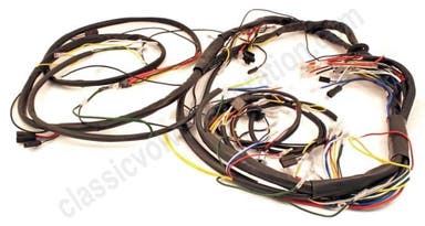 Wiring harness for Volvo 1800E 1970, M41, left-hand drive