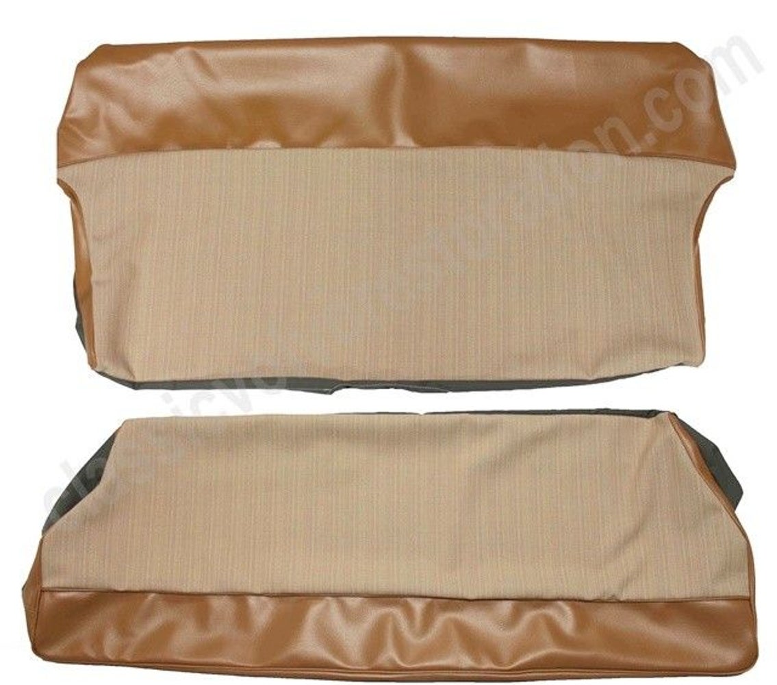 Upholstery Rear seat for Volvo PV544B 1960-61 brown