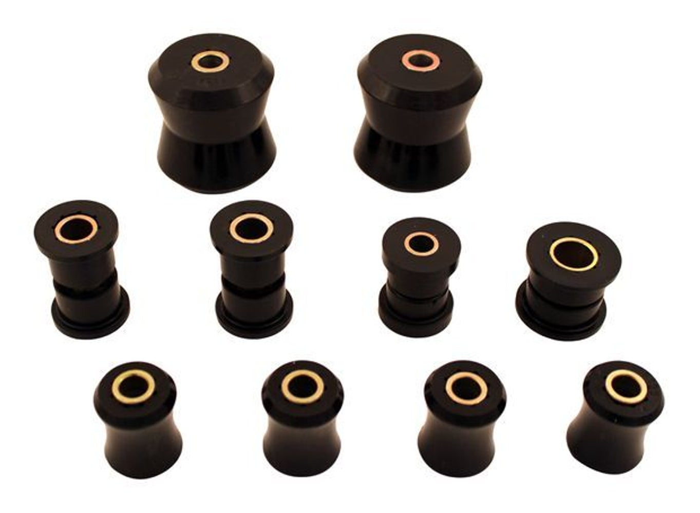 Rear bushing set for Volvo 140, 1968-73, polyurethane