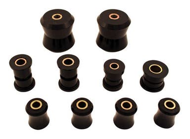 Rear bushing set for Volvo 140, 1968-73, polyurethane