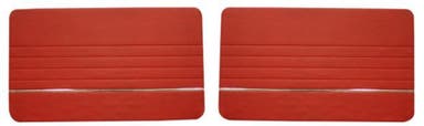 Door panels for Volvo PV544 1963-64, red