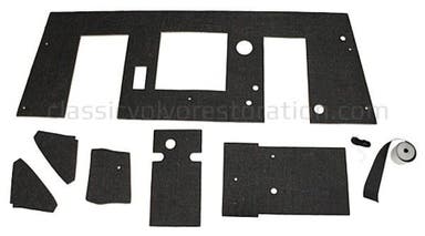 Carpet Torpedo for Volvo Amazon 1965-70 black