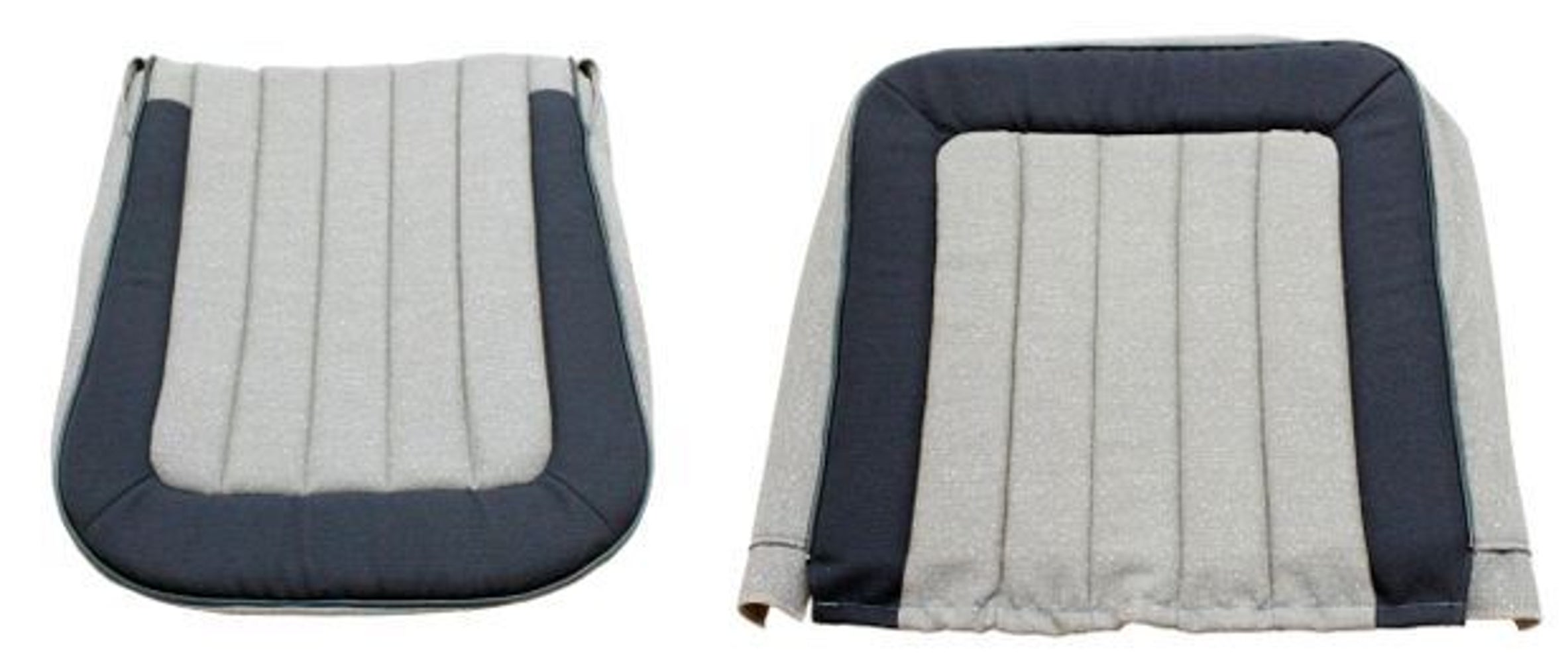 Upholstery Front seat for Volvo PV444 KS 1956-57 gray/blue piping