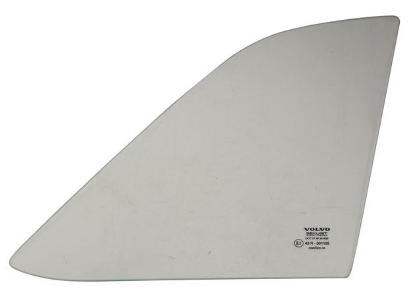 Rear side window for Volvo 144, 164, 244 -79, clear, right