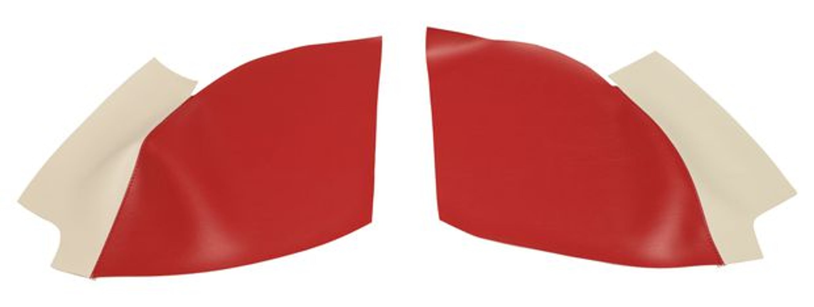 Upholstery Wheel arch for Volvo PV544A 1958-60 US red/beige