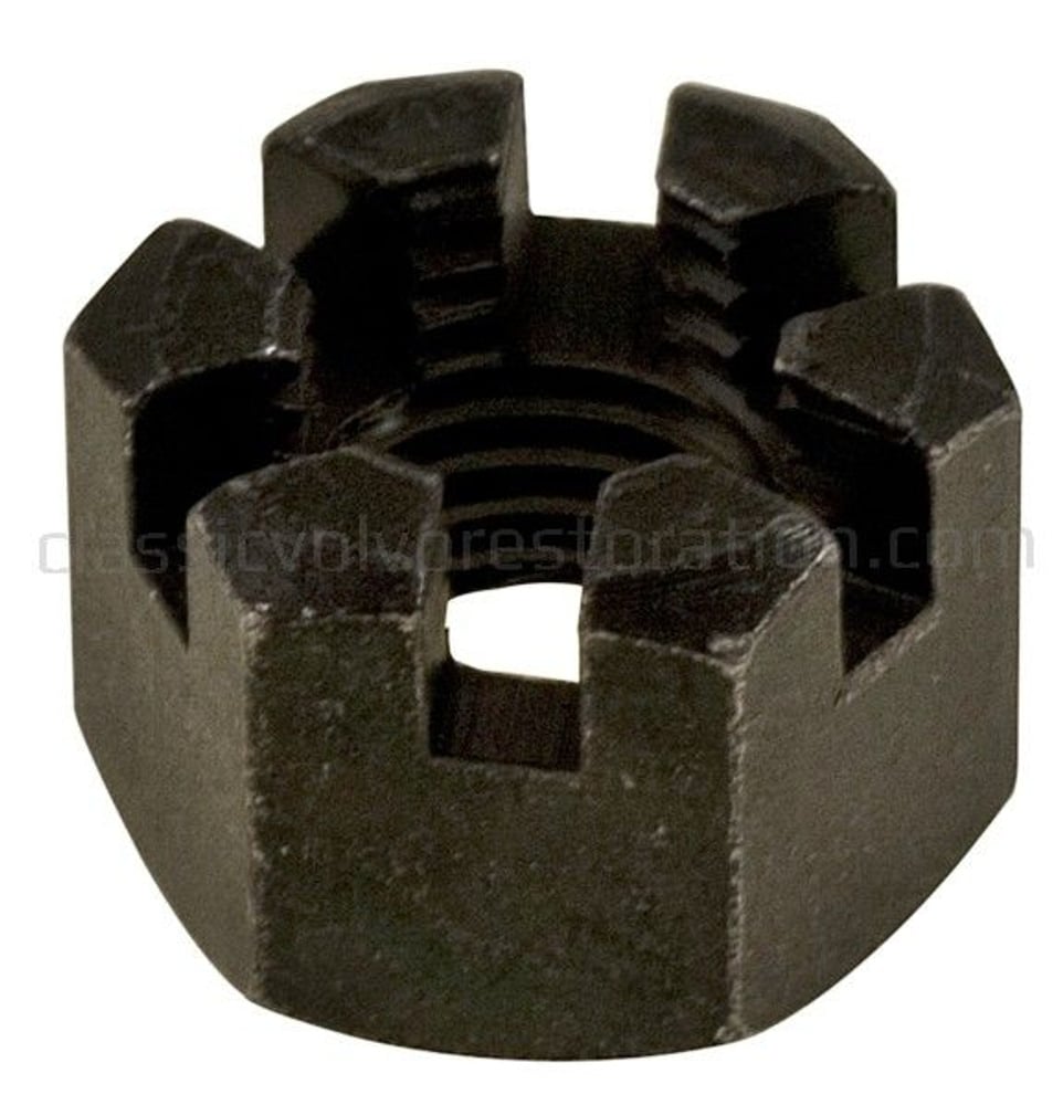 Crown nut M12-1.5x14 upper ball bolt for Volvo PV444, Duett, Amazon, Amazon Kombi, 1800 — bild 1 av 2