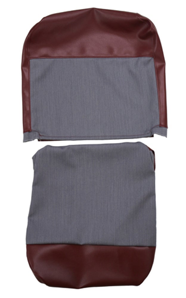 Upholstery Front seat for Volvo Duett 445 1953-57 burgundy/gray