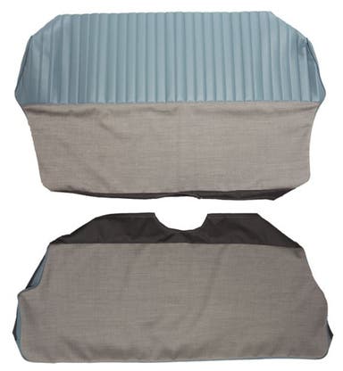 Upholstery Rear seat for Volvo 544A 1958-60 blue/gray Option 2