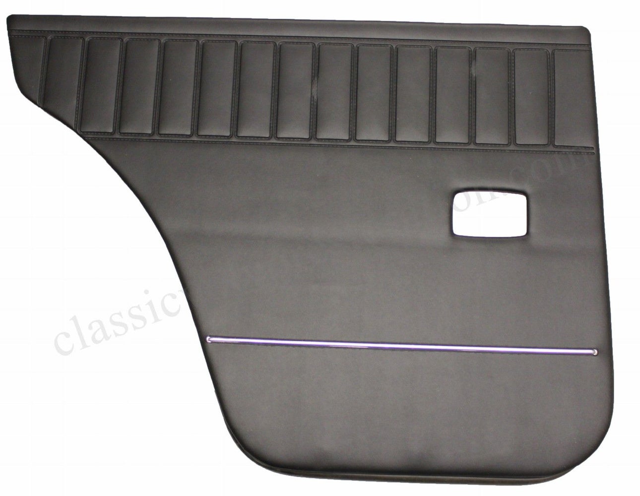 Rear door panels for Volvo Amazon 4d, Amazon Kombi 1966-68 black