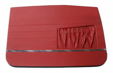 Front door panels for Volvo Amazon 4d, Amazon Kombi, 1962-63, red