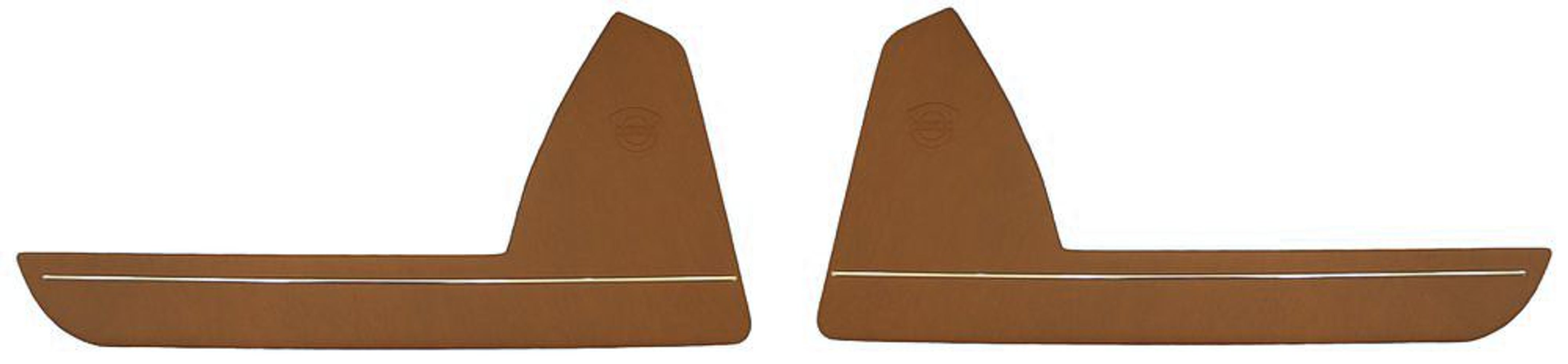 Door panels brown lower for Volvo 1800S, 1964-69 — bild 2 av 2