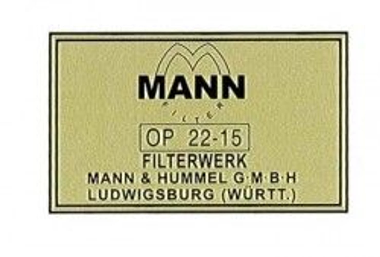 Decal oil filter for Volvo B4B — bild 1 av 2
