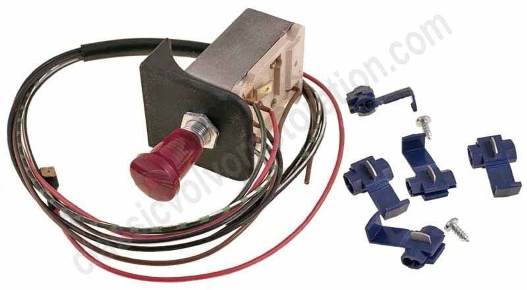 Hazard warning light switch for Volvo 1800E, 1800ES, 140