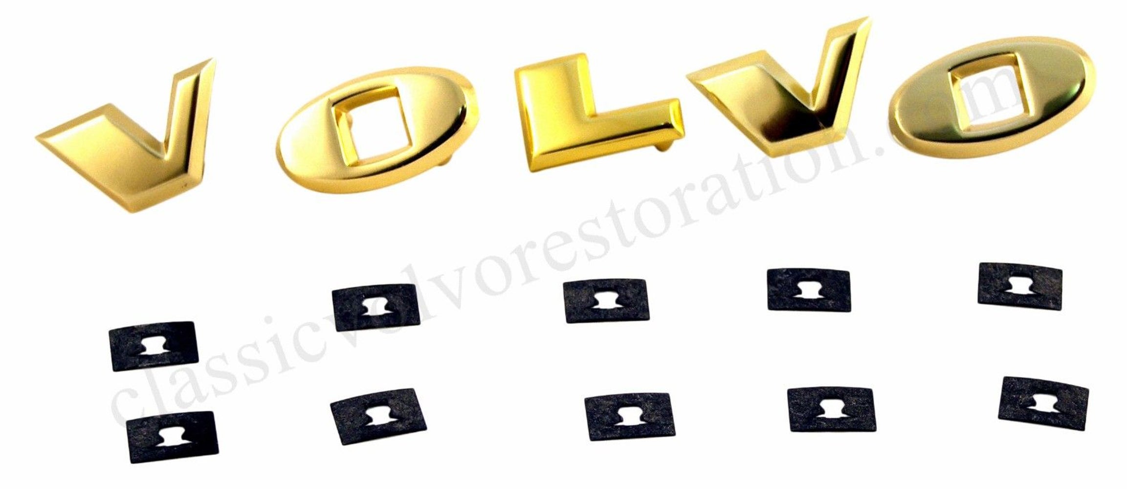 Letter set for Volvo Amazon 1957-66, gold