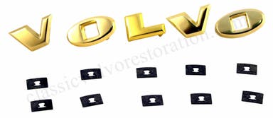 Letter set for Volvo Amazon 1957-66, gold