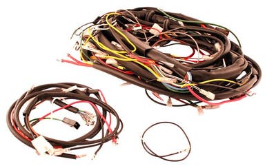Wiring harness for Volvo 1800E, 1800ES 1972, left-hand drive, BW35