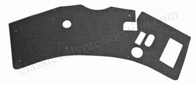 Firewall Carpet Volvo PV/Duett 1965- black