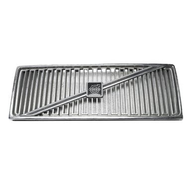 Grill with strip and emblem for Volvo 740 1984-89, 760 1982-87, chromed
