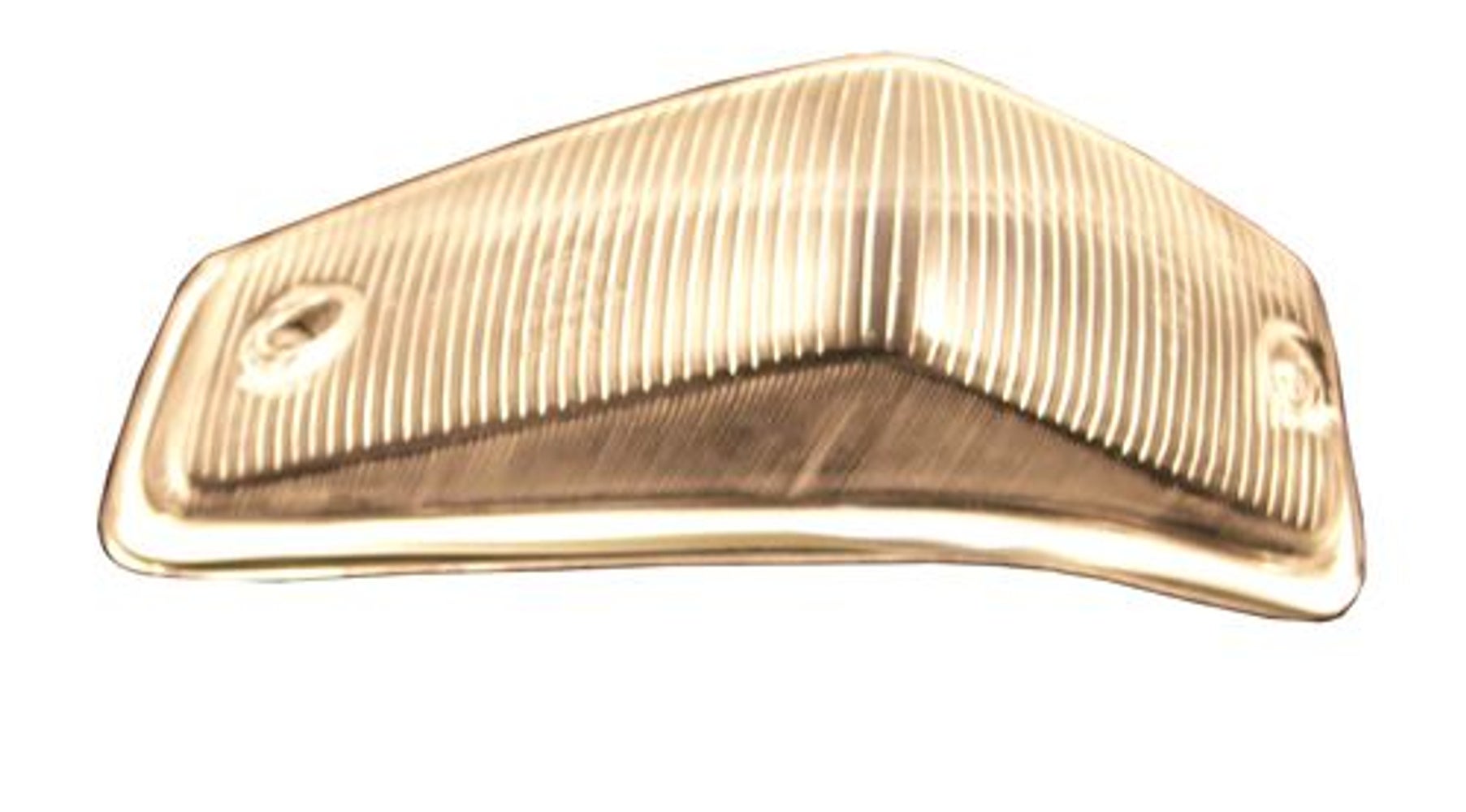 Turn signal glass for Volvo 140 -72 white with frame, left