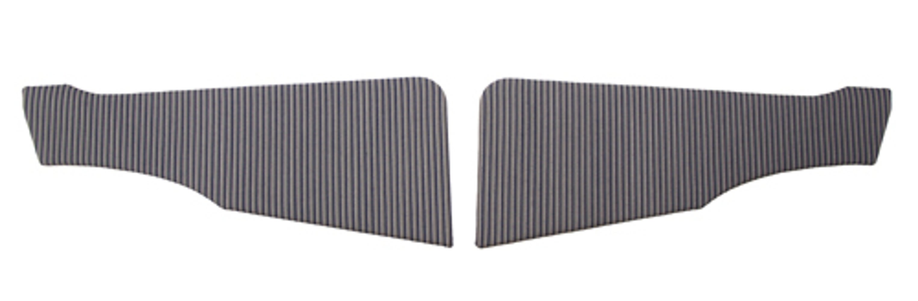 Panels Rear side upper for Volvo PV444 1951-54, blue/gray