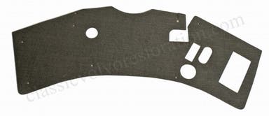 Carpet Torpedo for Volvo PV544, Duett 1962-64 grey