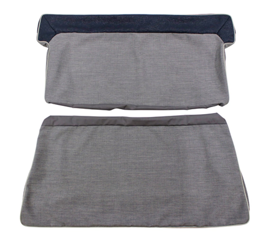 Upholstery Rear seat for Volvo PV444K-L 1955-57 blue/gray