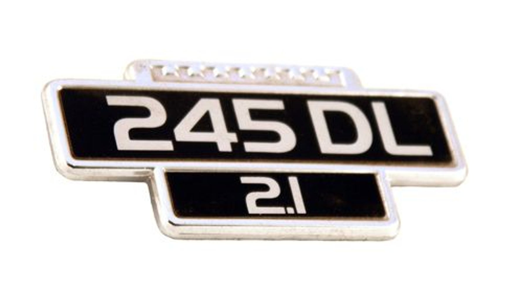 Emblem 245DL 2.1 screen 1975-79 for Volvo 240, 245