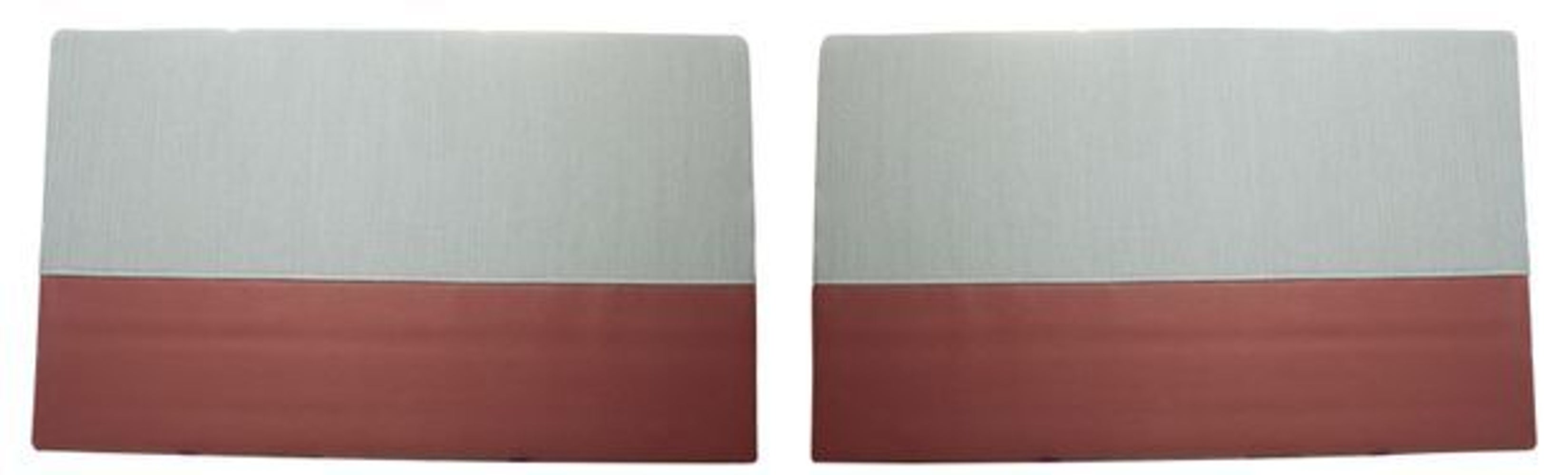 Door panel for Volvo Duett 1957 burgundy/gray, left