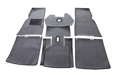 Carpet set for Volvo PV544, grey textile